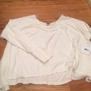 Free people Cream top size Xs NWT